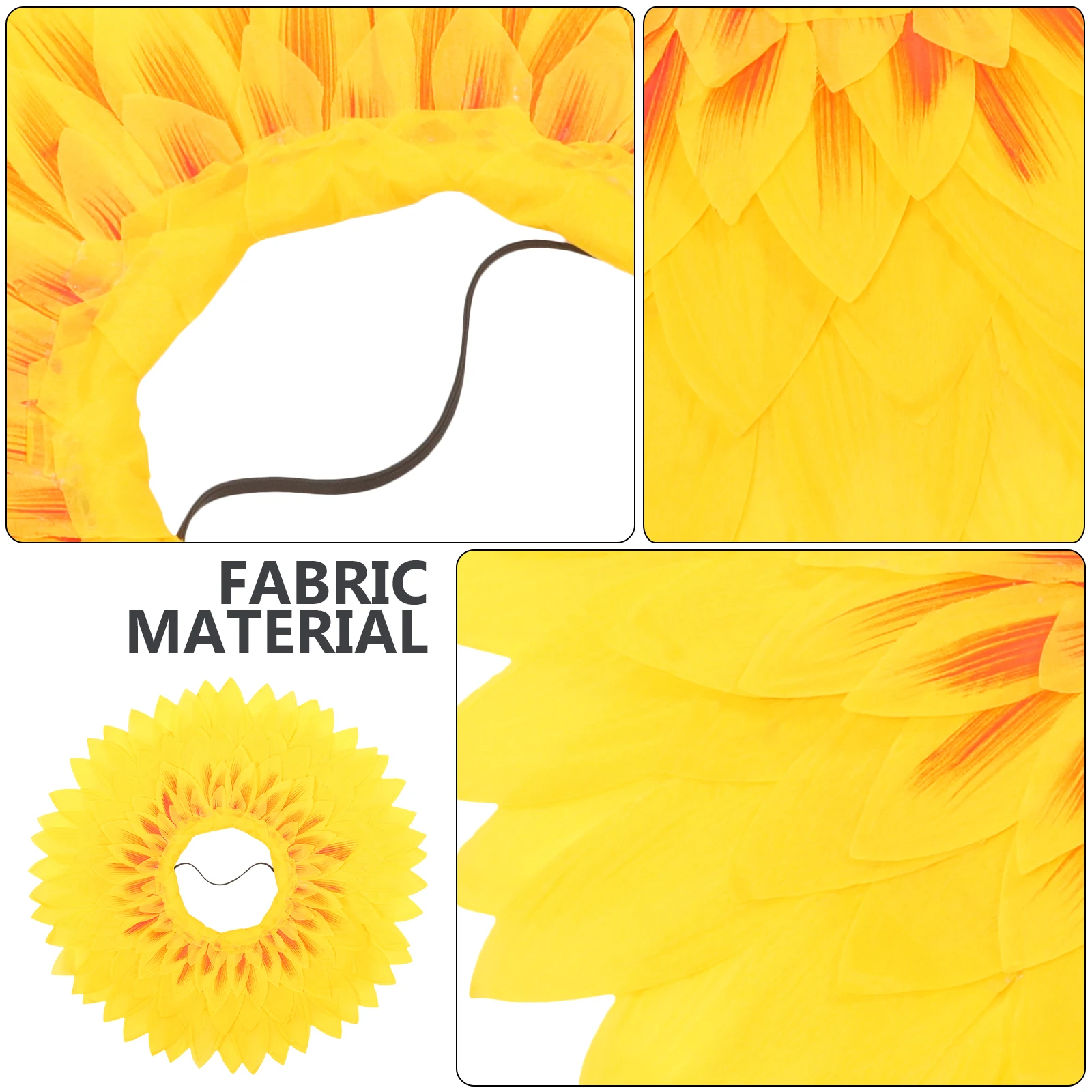 Halloween Sunflower Headgear Bride Decors Face Costume Festival Decorations for Party
Halloween Sunflower Headgear Bride Decors Face Costume Festival Decorations for Party
