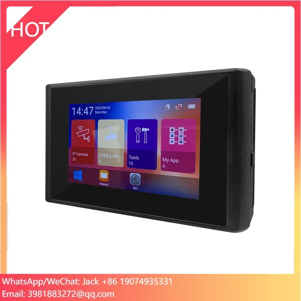 Portable IP CCTV Camera Tester for Surveillance Accessories
Portable IP CCTV Camera Tester for Surveillance Accessories