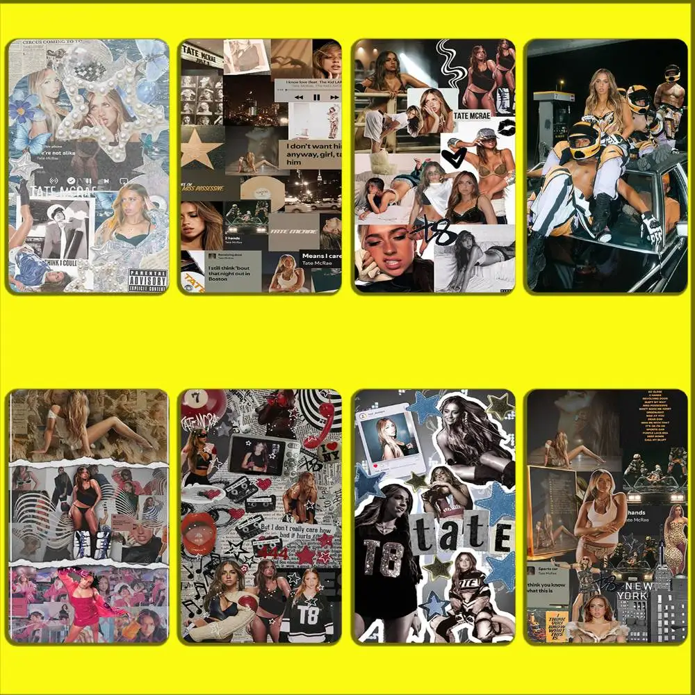 Singer Cool T-Tate McRae Card Stickers For Debit Bank Credit Cards Metro Bus Pass Sticker Decoration Cover Skin
Singer Cool T-Tate McRae Card Stickers For Debit Bank Credit Cards Metro Bus Pass Sticker Decoration Cover Skin