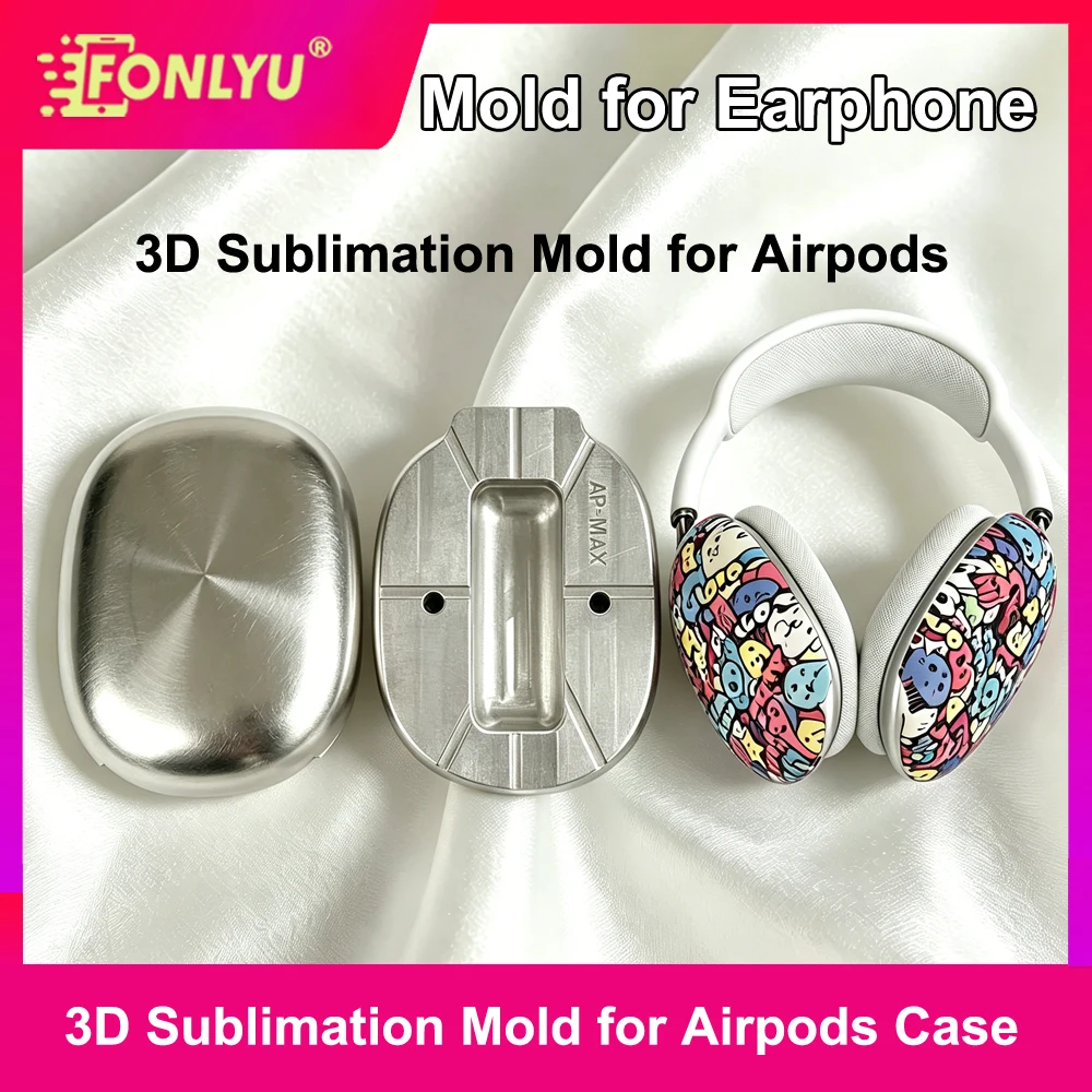 FONLYU 3D Sublimation Mold Case for Airpods Pro 4 3 2 Max DIY Heat Transfer Press Printing Earbuds Earphone Cover Print Molds
FONLYU 3D Sublimation Mold Case for Airpods Pro 4 3 2 Max DIY Heat Transfer Press Printing Earbuds Earphone Cover Print Molds