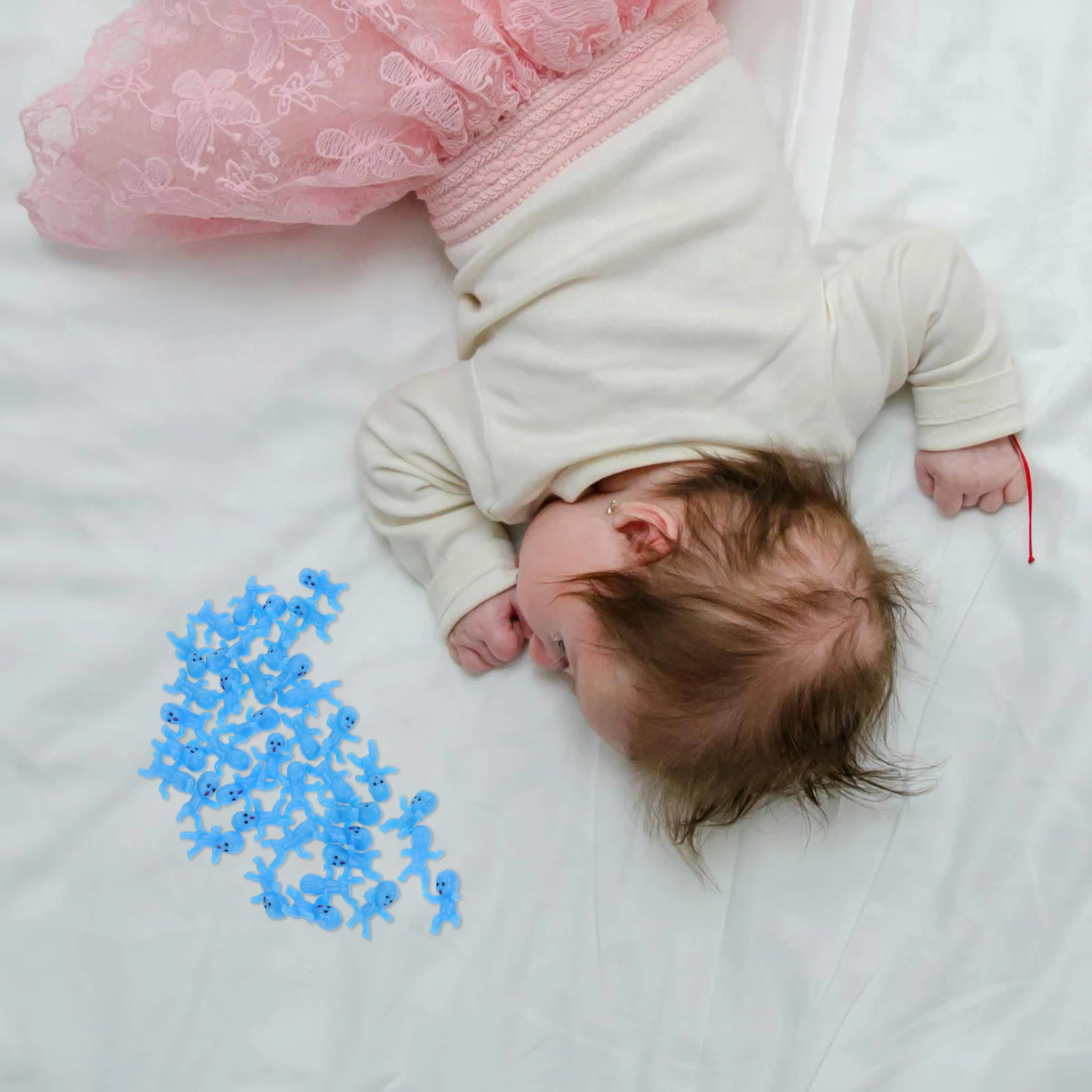 50Pcs Tiny Plastic Babies Small Miniature Realistic Babies for Baby Shower Cake Desktop Decoration Bulk Package
50Pcs Tiny Plastic Babies Small Miniature Realistic Babies for Baby Shower Cake Desktop Decoration Bulk Package