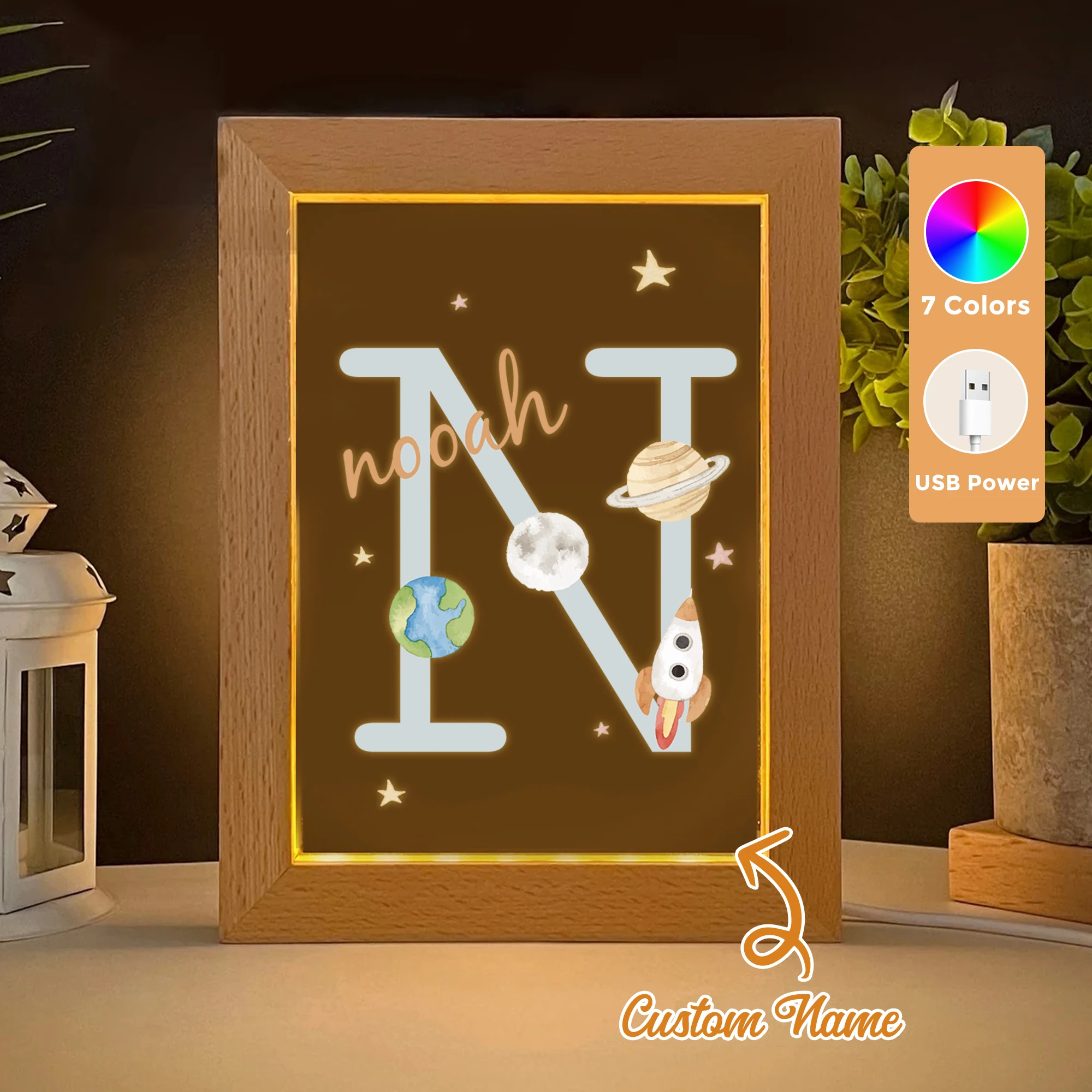 2D Flat Custom Name Cartoon Asteroid LED Acrylic Night Light Wood Photo Frame 21x17cm Children Bedroom Gifts Home Decor
2D Flat Custom Name Cartoon Asteroid LED Acrylic Night Light Wood Photo Frame 21x17cm Children Bedroom Gifts Home Decor
