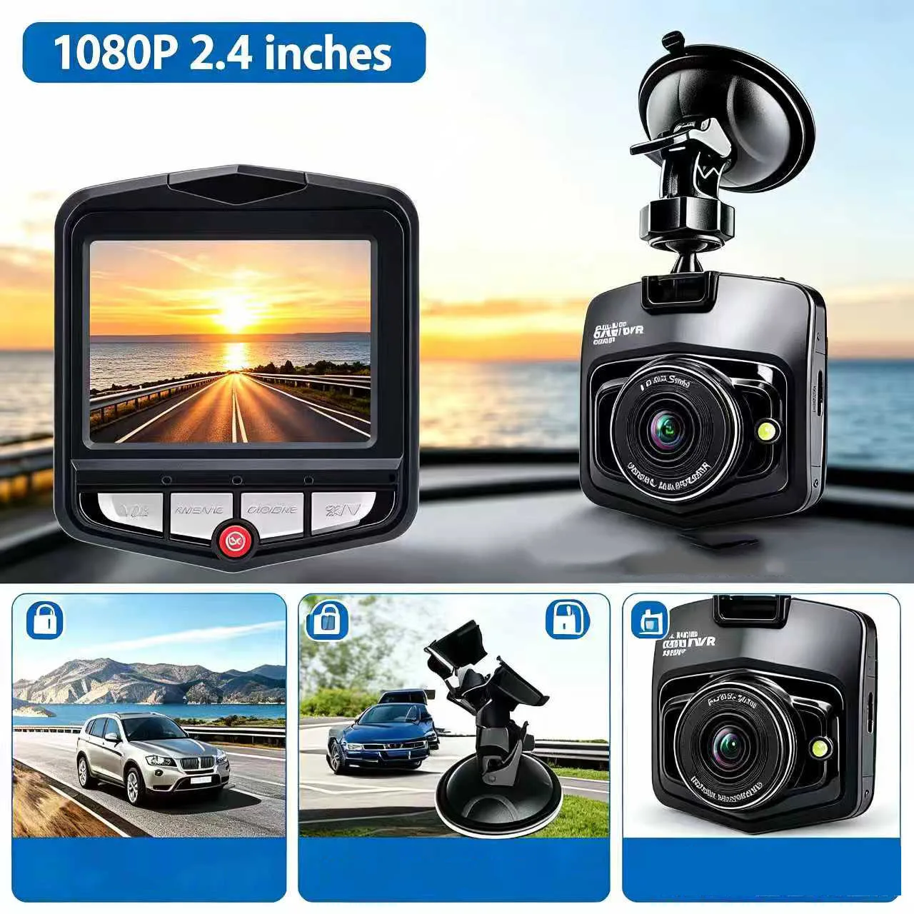 Car Recording 1080P Car DVR Dash Cam for Cars Camera HD Video Recorder for Vehicle Dvrs Night Vision Parking Vehicle Camera
Car Recording 1080P Car DVR Dash Cam for Cars Camera HD Video Recorder for Vehicle Dvrs Night Vision Parking Vehicle Camera