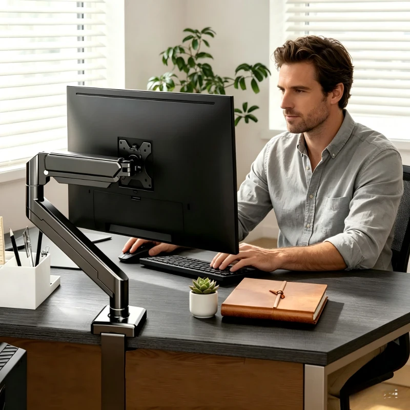 Adjustable Monitor Desk Mount, 13-35 Inch Single Screen Bracket, 10kg Bearing, Black White Optional, Holiday Gift
Adjustable Monitor Desk Mount, 13-35 Inch Single Screen Bracket, 10kg Bearing, Black White Optional, Holiday Gift
