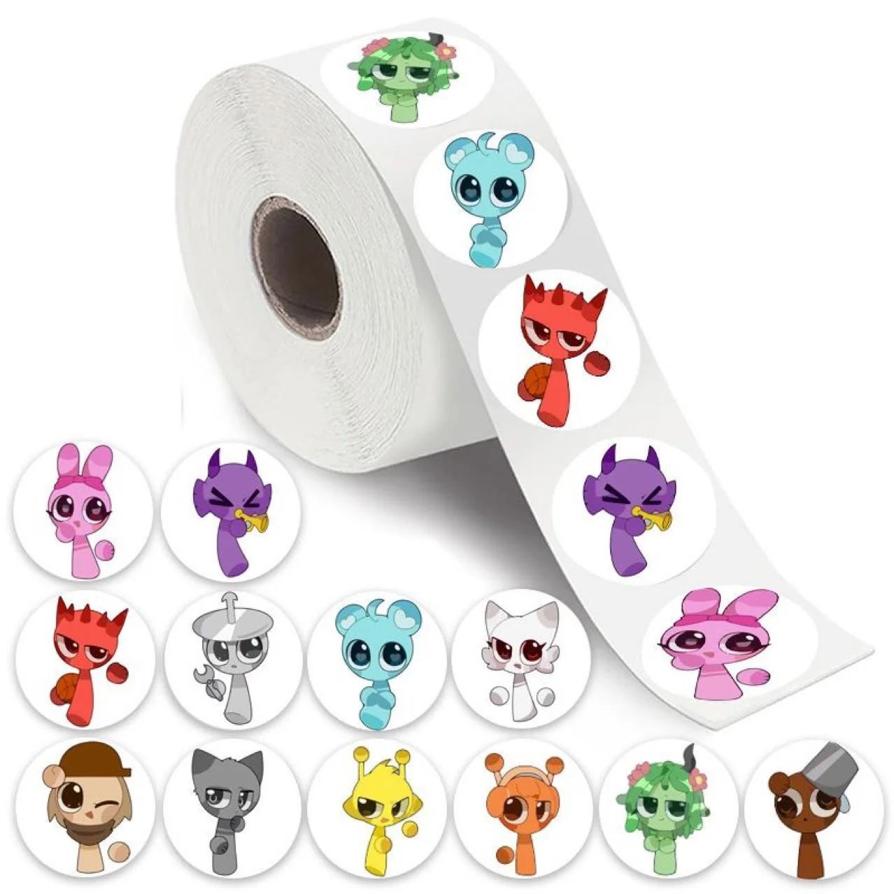 500pcs Sprunki Kawaii Stickers New Incredibox Cute Stationery Art Supplies Water Cup Envelope Sealing Paster DIY Decoration Toys
500pcs Sprunki Kawaii Stickers New Incredibox Cute Stationery Art Supplies Water Cup Envelope Sealing Paster DIY Decoration Toys