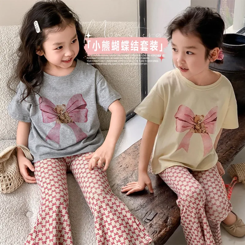 Summer Baby Girls Clothes Set Fashion Short Sleeve T-shirts and Pants 2pcs Suit Children Bow Knot Plaid Top Bottom Outfits
Summer Baby Girls Clothes Set Fashion Short Sleeve T-shirts and Pants 2pcs Suit Children Bow Knot Plaid Top Bottom Outfits