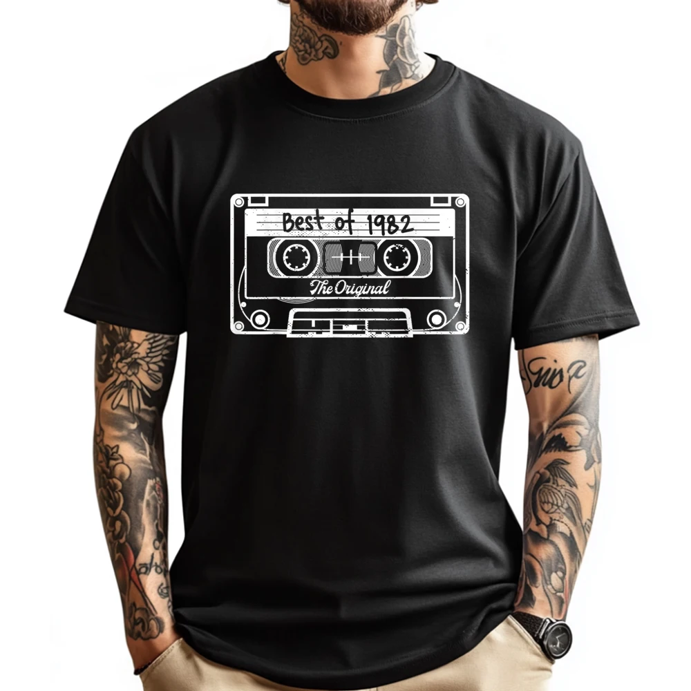 Best Of 1982 Mixtape Cassette 41 Birthday Mens Korean Fashion Christmas T-shirt Luxury Clothes Graphic Tops
Best Of 1982 Mixtape Cassette 41 Birthday Mens Korean Fashion Christmas T-shirt Luxury Clothes Graphic Tops