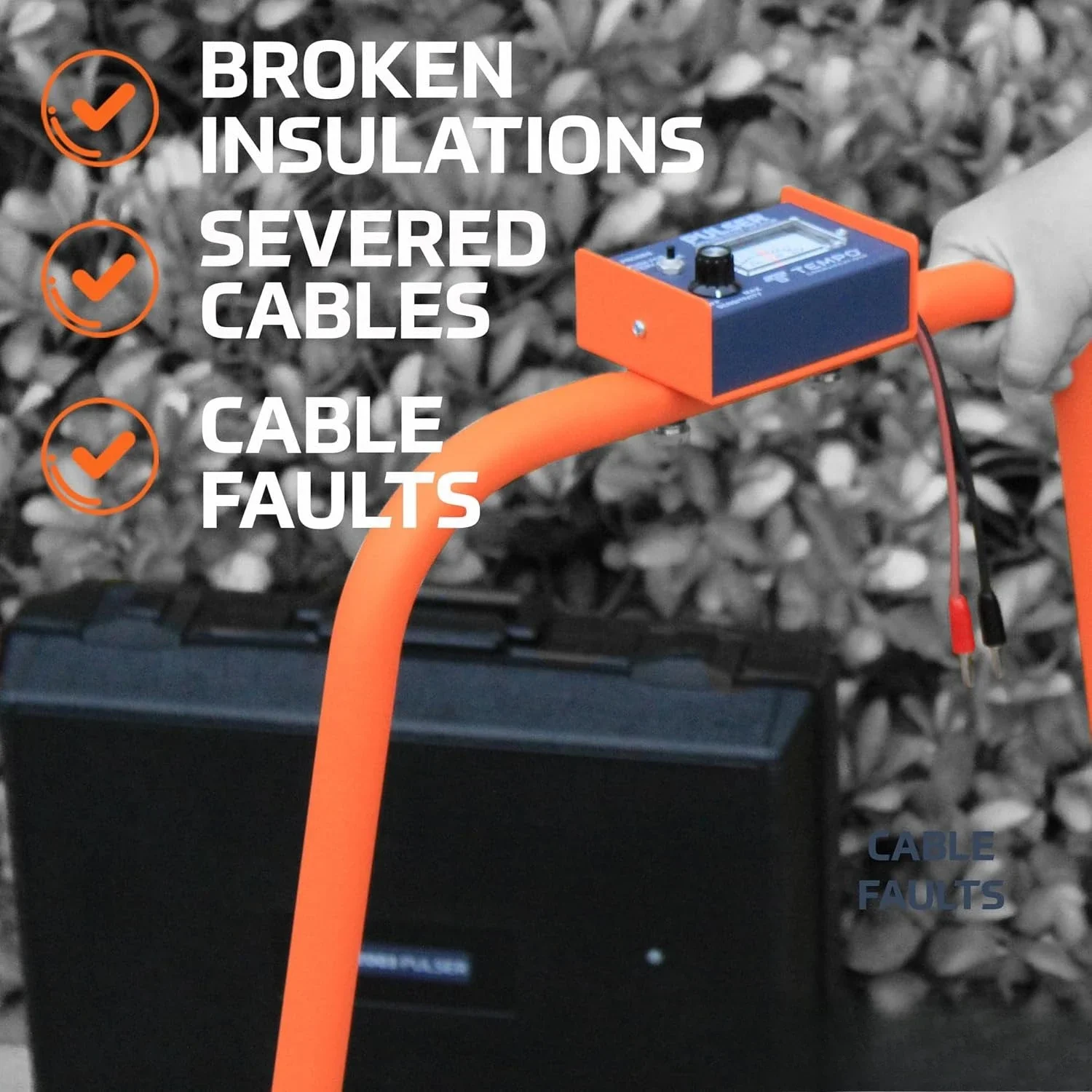 Communications PE2003-G Pulser Ground Fault Locator, Underground Wire Break Locator, High-Voltage Signal, A-Frame Receiver
Communications PE2003-G Pulser Ground Fault Locator, Underground Wire Break Locator, High-Voltage Signal, A-Frame Receiver