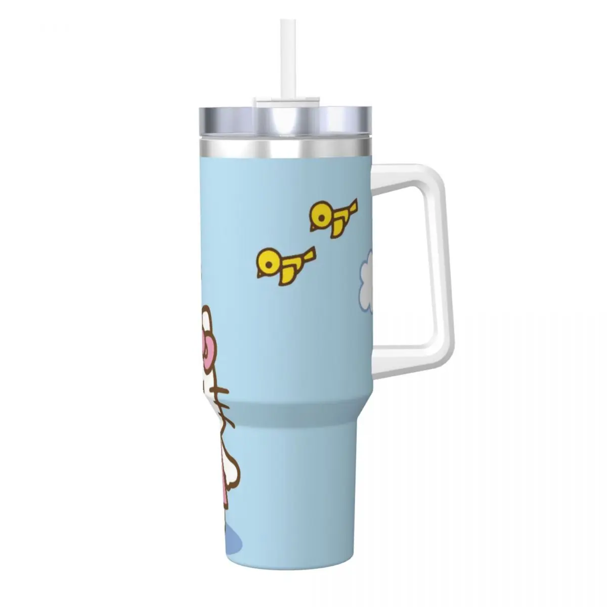 Hello Kitty & Birds Stainless Steel Tumbler Travel Mugs Cup Large Capacity Thermal Cups Leakproof Cold and Hot Milk Water Bottle
Hello Kitty & Birds Stainless Steel Tumbler Travel Mugs Cup Large Capacity Thermal Cups Leakproof Cold and Hot Milk Water Bottle