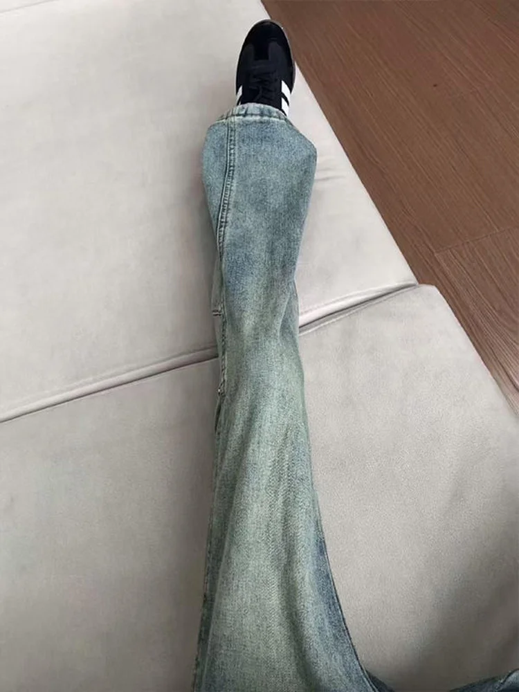 Cleanfit Vintage Blue Rivet Jeans Men's American High Street Straight Leg Slimming Pants Spring Fashion Youth Wear
Cleanfit Vintage Blue Rivet Jeans Men's American High Street Straight Leg Slimming Pants Spring Fashion Youth Wear