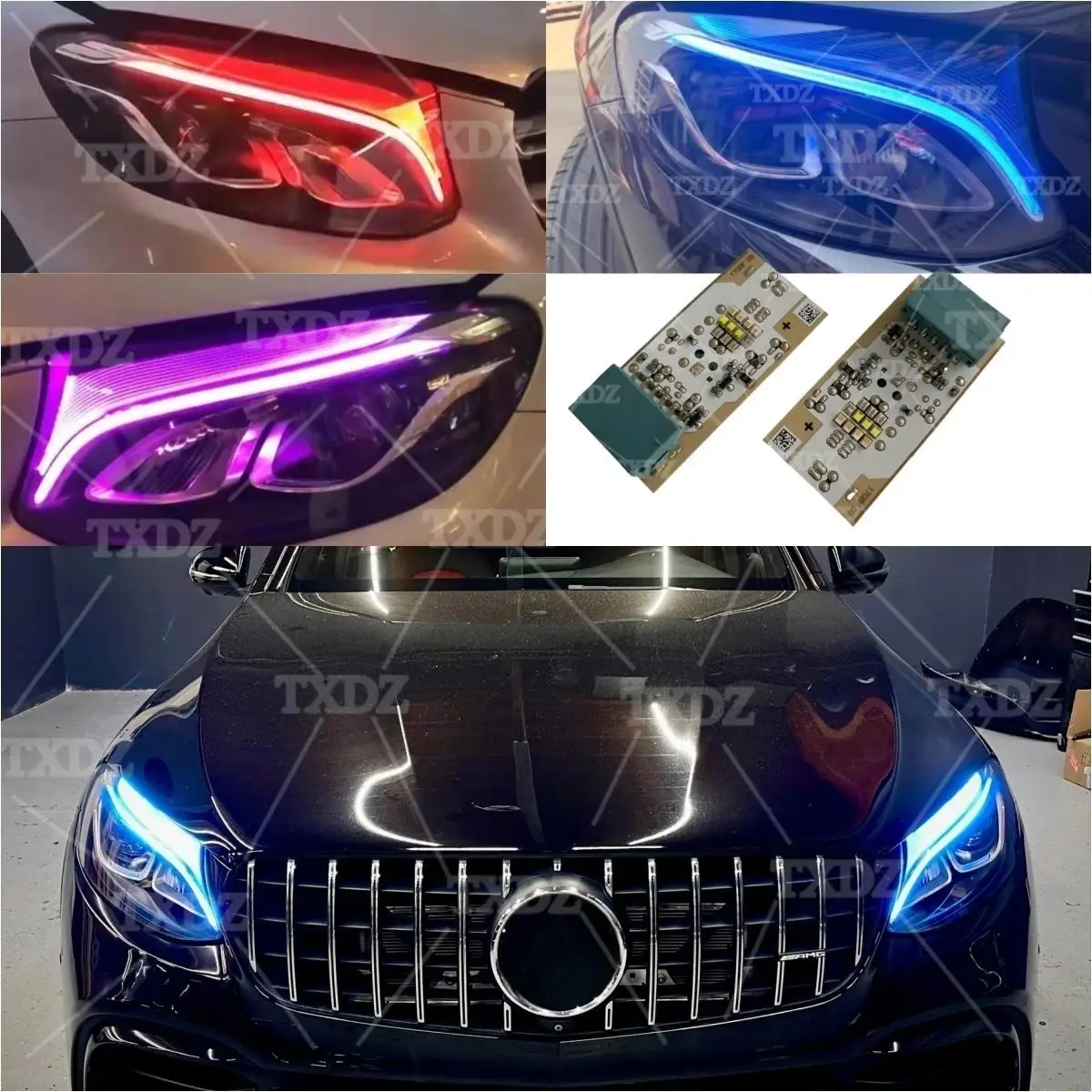 DRL LED Boards For Mercedes W253 GLC Class GLC250 GLC220 GLC200 GLC300 2016-2019 LED Headlight Daytime Running Light Module
DRL LED Boards For Mercedes W253 GLC Class GLC250 GLC220 GLC200 GLC300 2016-2019 LED Headlight Daytime Running Light Module