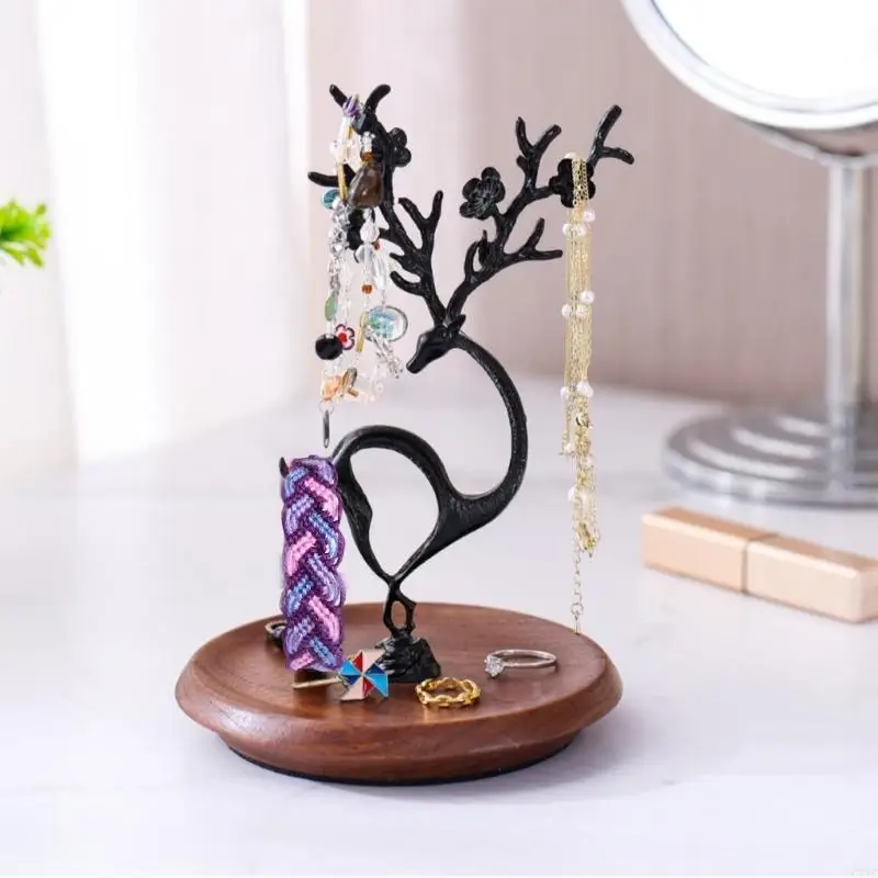 Creative Deer Jewelry Stand Necklaces and Earrings Displaying Holder Jewelry Rack for Home Decors Enthusiasts
Creative Deer Jewelry Stand Necklaces and Earrings Displaying Holder Jewelry Rack for Home Decors Enthusiasts
