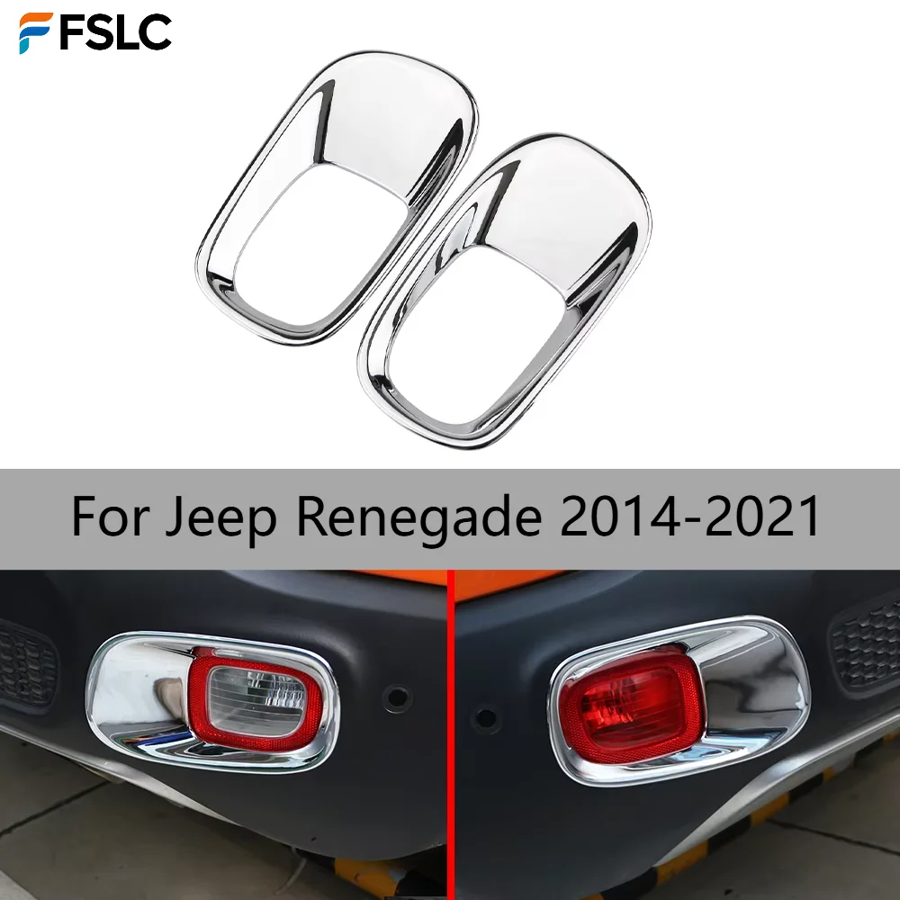 Car Upgrade For Jeep Renegade 2014-2021 ABS Chrome Rear Fog Lamp Cover Taillight Frame Trim Exterior Decor Styling Accessories
Car Upgrade For Jeep Renegade 2014-2021 ABS Chrome Rear Fog Lamp Cover Taillight Frame Trim Exterior Decor Styling Accessories