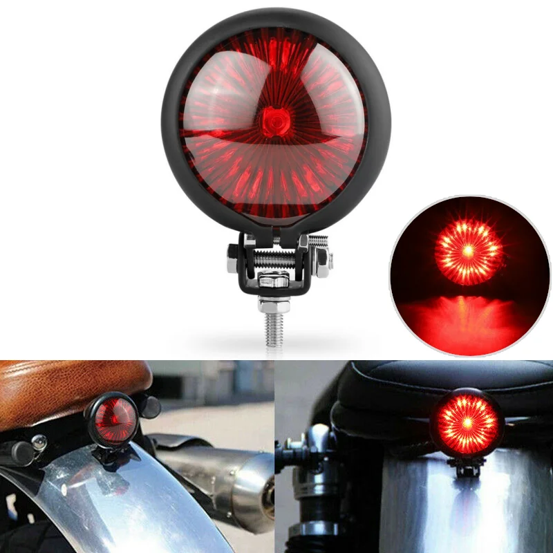 Universal LED Motorcycle Tail Light Red LED Rear Stop Brake Lamp Running Lights Accessories
Universal LED Motorcycle Tail Light Red LED Rear Stop Brake Lamp Running Lights Accessories