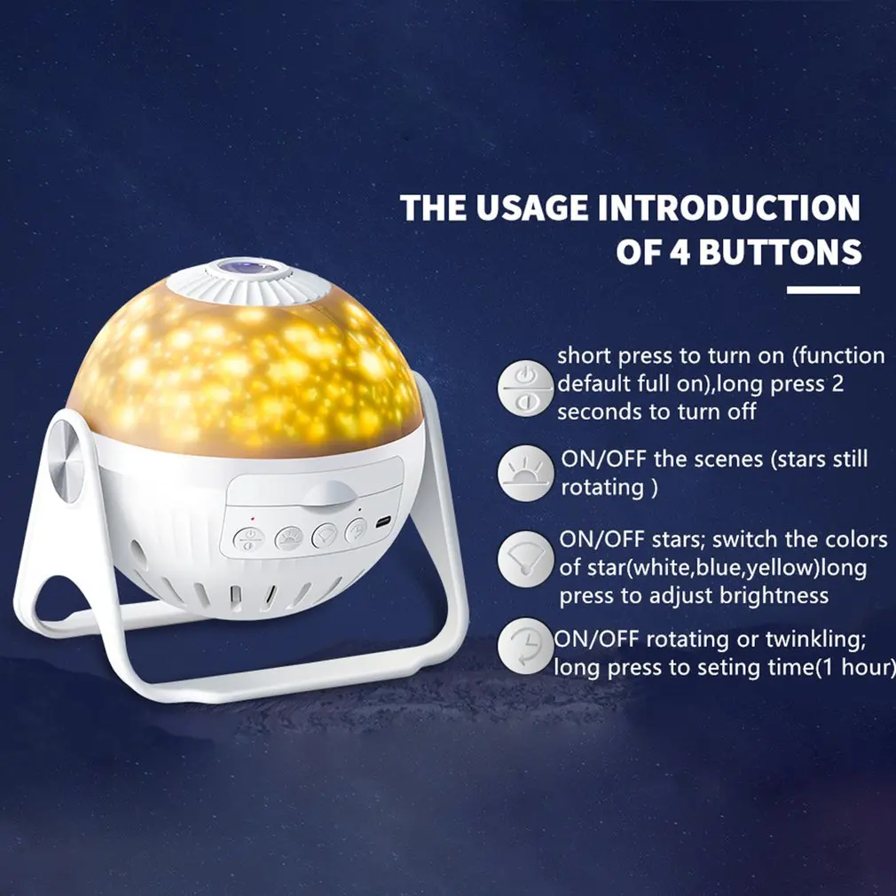 LED Star Night Lights Galaxy Projector 360° Rotate Planetarium Starry Sky Projector Nightlight Lamp For Kids Bedroom Room Decor
LED Star Night Lights Galaxy Projector 360° Rotate Planetarium Starry Sky Projector Nightlight Lamp For Kids Bedroom Room Decor