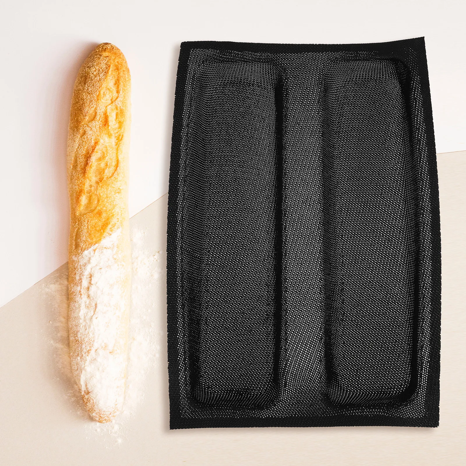 1Pcs Bread Mold Non-Stick Silicone French Baking Tray 2 Slot Breathable Bakeware Supplies for DIY Bread Cake Baking Pan Kitchen
1Pcs Bread Mold Non-Stick Silicone French Baking Tray 2 Slot Breathable Bakeware Supplies for DIY Bread Cake Baking Pan Kitchen