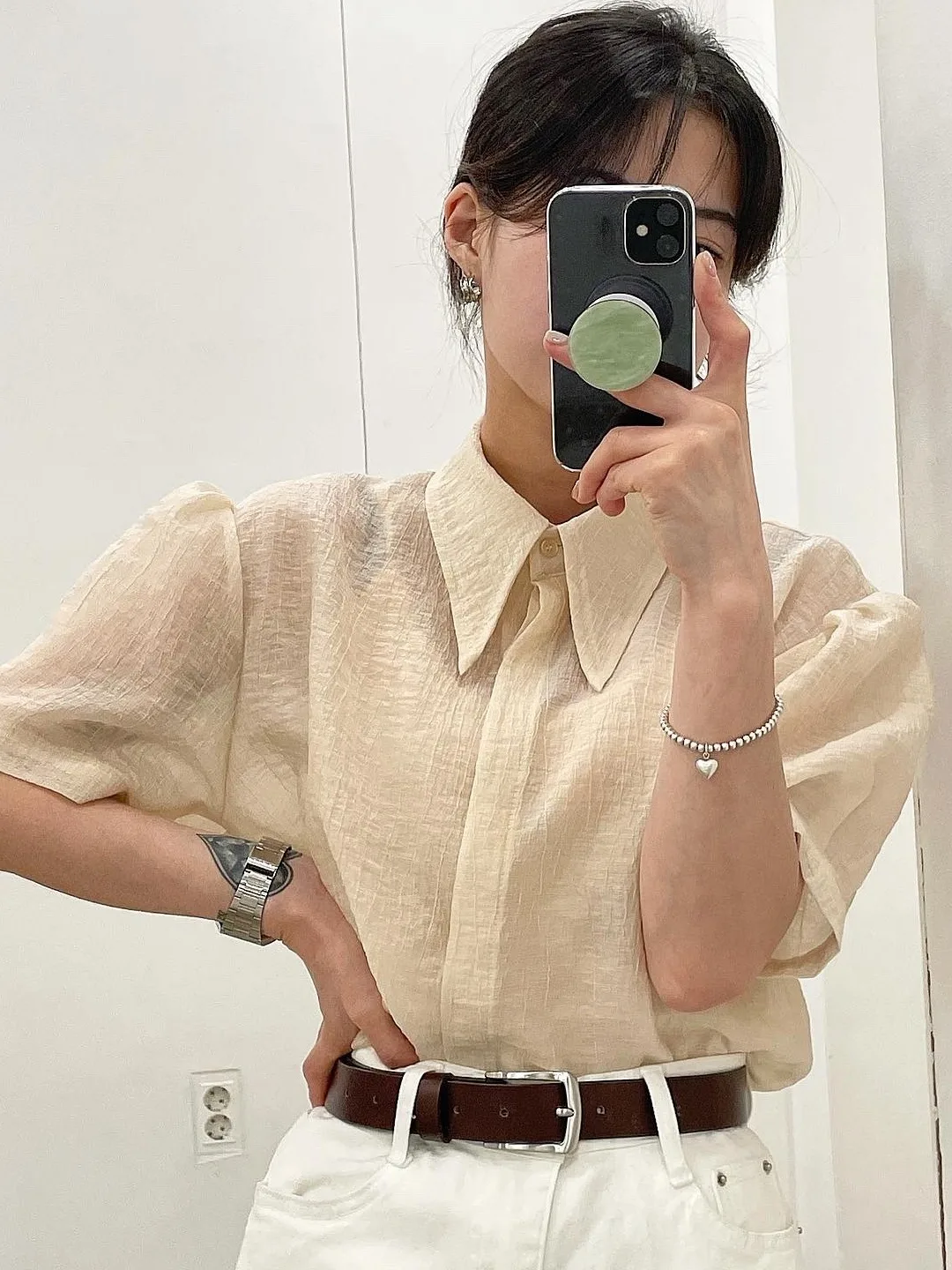 Chic ort Sve irt Women's Summer arp Collar Wrinkled Ele irt Commute Sle Regular Fit Medium Softn Other Ma...
Chic ort Sve irt Women's Summer arp Collar Wrinkled Ele irt Commute Sle Regular Fit Medium Softn Other Ma...