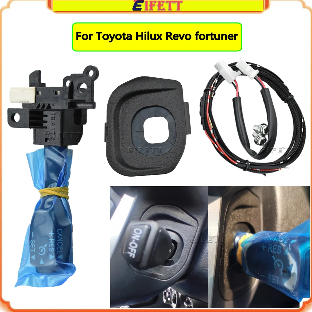 Cruise Control Switch Kit 84632-34017 84632-34011 Dust Cover 45186-0K120 For Toyota Hilux Revo Fortuner R5 M70 2017-2020
Cruise Control Switch Kit 84632-34017 84632-34011 Dust Cover 45186-0K120 For Toyota Hilux Revo Fortuner R5 M70 2017-2020