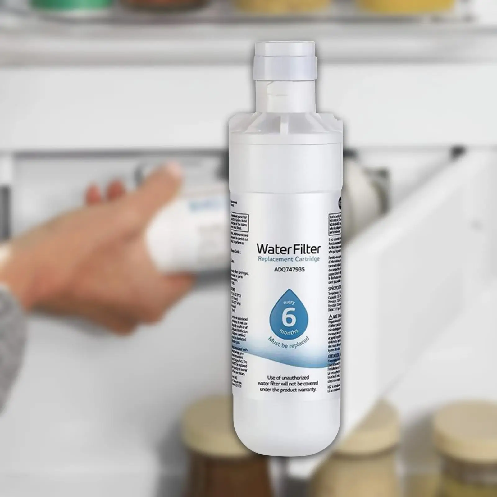 Replacement Water Filter for Refrigerator Professional Easy to Install Filtration for Clear Water for Fridge Freezer Spare Part
Replacement Water Filter for Refrigerator Professional Easy to Install Filtration for Clear Water for Fridge Freezer Spare Part