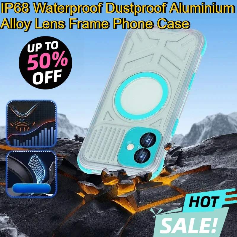 For IPhone 16 Pro Max Plus 360 Full Protection Wireless Charging IP68 Waterproof Dustproof Aluminium Alloy Lens Frame Phone Case
For IPhone 16 Pro Max Plus 360 Full Protection Wireless Charging IP68 Waterproof Dustproof Aluminium Alloy Lens Frame Phone Case