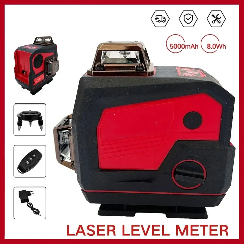 16 Lines Laser Level Meter Horn Function 360° Horizontal And Vertical Cross Green Light Self-Leveling Tool Fit Milwaukee
16 Lines Laser Level Meter Horn Function 360° Horizontal And Vertical Cross Green Light Self-Leveling Tool Fit Milwaukee