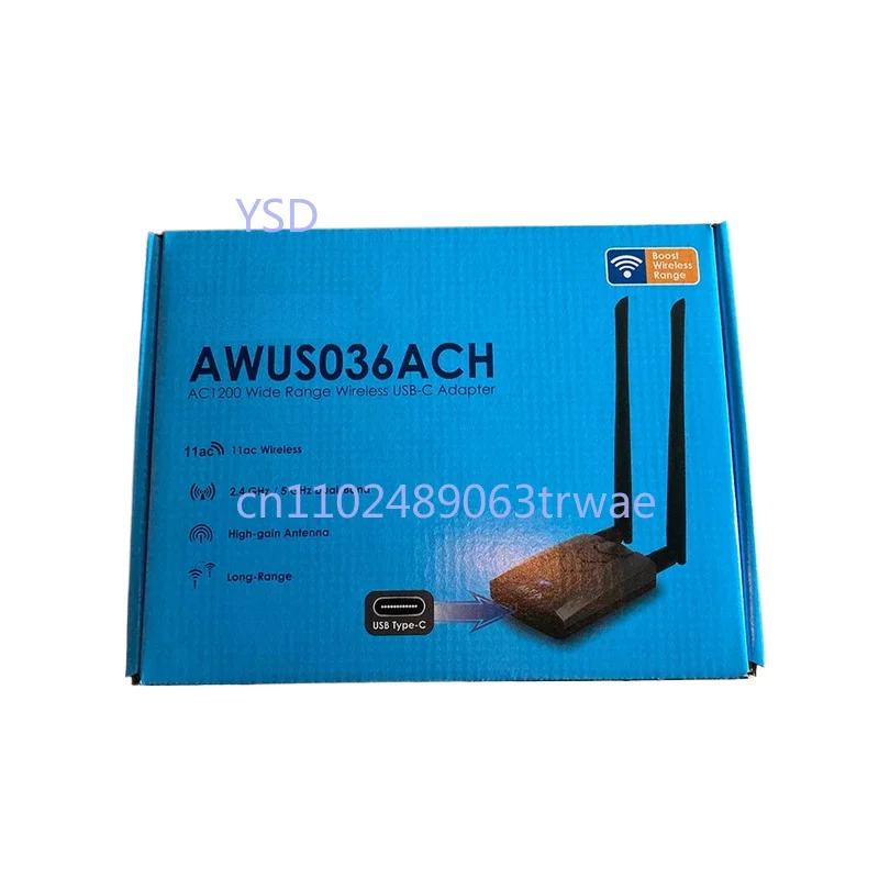 Taiwan - Made ALFA AWUS036ACH Wireless Network Card with RTL8812AU Chip, Compatible with BT5, Kali Linux OS and MAC System
Taiwan - Made ALFA AWUS036ACH Wireless Network Card with RTL8812AU Chip, Compatible with BT5, Kali Linux OS and MAC System