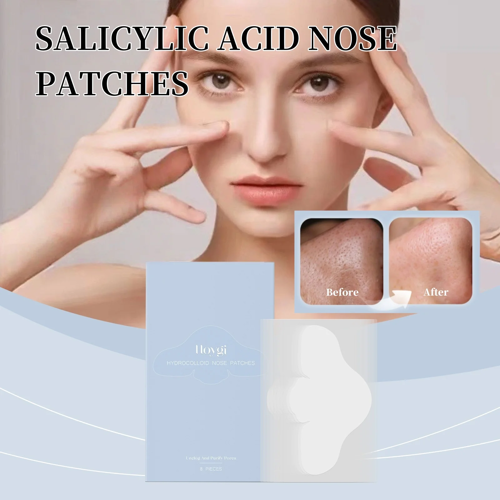 Salicylic Acid Nose Care Pads Exfoliating Gentle Resurfacing Treatment for Smooth Glowing Skin Daily Peel Pads Alcohol-Free
Salicylic Acid Nose Care Pads Exfoliating Gentle Resurfacing Treatment for Smooth Glowing Skin Daily Peel Pads Alcohol-Free