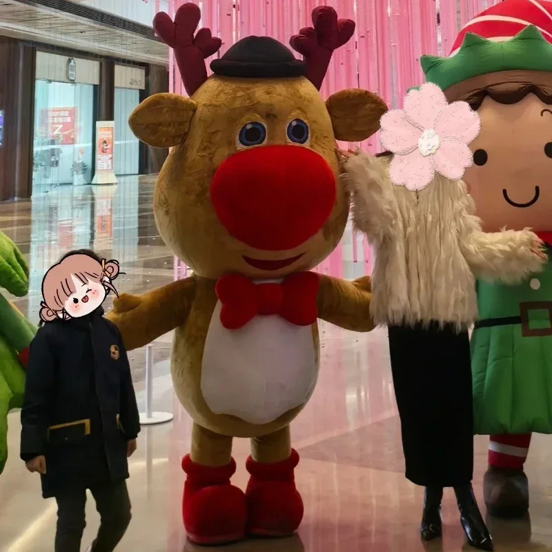 Christmas Deer Inflatable Plush Costume Adult Character Mascot Halloween Character Cosplay Party Performance No Battery
Christmas Deer Inflatable Plush Costume Adult Character Mascot Halloween Character Cosplay Party Performance No Battery