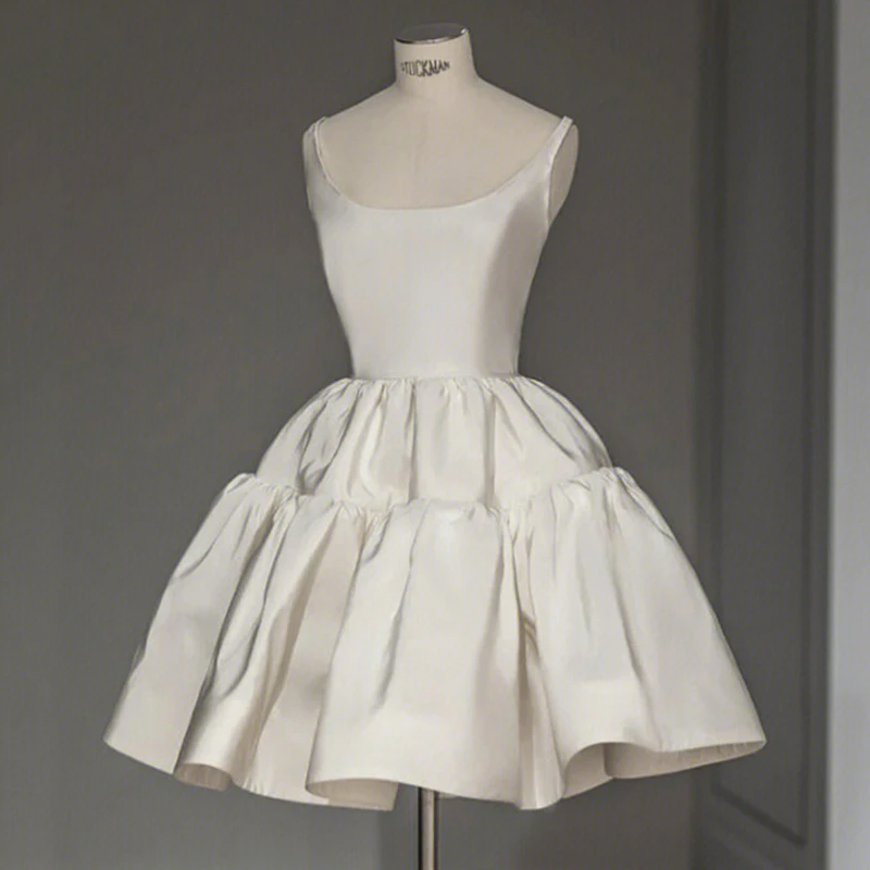 Ele Slimming Strapl Ball Gown Dr Luxury mat Cotton Satin High Waist A-Line Skirt Zipper Ba Sle for Par
Ele Slimming Strapl Ball Gown Dr Luxury mat Cotton Satin High Waist A-Line Skirt Zipper Ba Sle for Par