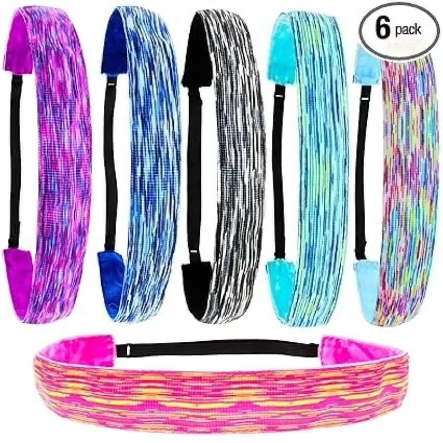 Headbands for Girls - 6 Adjustable No Slip Head Bands for Kids, Athletic Sport Hair Bands for Women, Stretch Elastic Headband, Fabric Hair Accessories for Children (Space Dye)
Headbands for Girls - 6 Adjustable No Slip Head Bands for Kids, Athletic Sport Hair Bands for Women, Stretch Elastic Headband, Fabric Hair Accessories for Children (Space Dye)