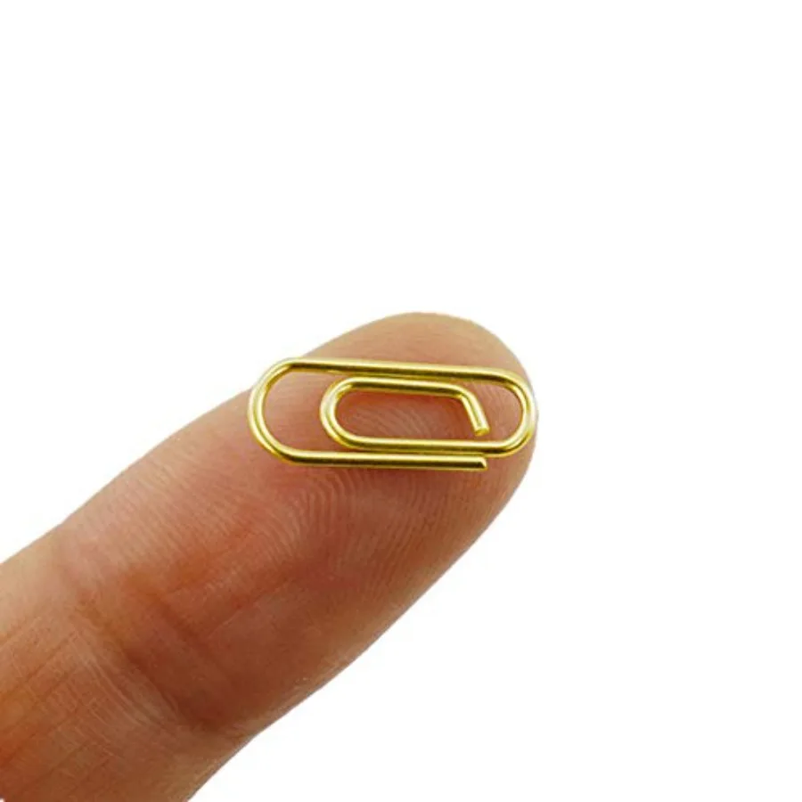 50 Count Gold Mini Paper Clips 3/5 Inch Tiny Paperclip Super Cute Metal Bookmarks Clip Gold
50 Count Gold Mini Paper Clips 3/5 Inch Tiny Paperclip Super Cute Metal Bookmarks Clip Gold