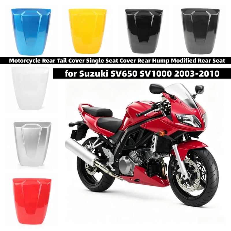Motorcycle Rear Tail Cover Single Seat Cover Rear Hump Modified Rear Seat for Suzuki SV 650 1000 SV650 SV1000 2003-2010
Motorcycle Rear Tail Cover Single Seat Cover Rear Hump Modified Rear Seat for Suzuki SV 650 1000 SV650 SV1000 2003-2010
