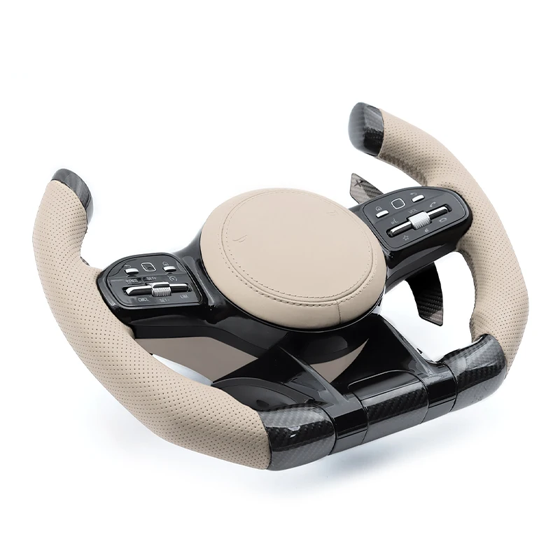 Sport Carbon Car Steering Wheel Beige for Mercedes Benz AMG A B C E S G V GLS GLA GLC GLE S C63 W204 W205 W206 W213 W221 W222
Sport Carbon Car Steering Wheel Beige for Mercedes Benz AMG A B C E S G V GLS GLA GLC GLE S C63 W204 W205 W206 W213 W221 W222