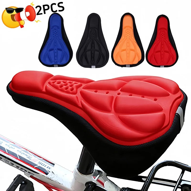 New 3D Saddle Seat Silicone Soft Bike Seat Cover Comfortable Foam Seat Cushion Cycling Saddle for Mountain Bike Seat Accessories
New 3D Saddle Seat Silicone Soft Bike Seat Cover Comfortable Foam Seat Cushion Cycling Saddle for Mountain Bike Seat Accessories