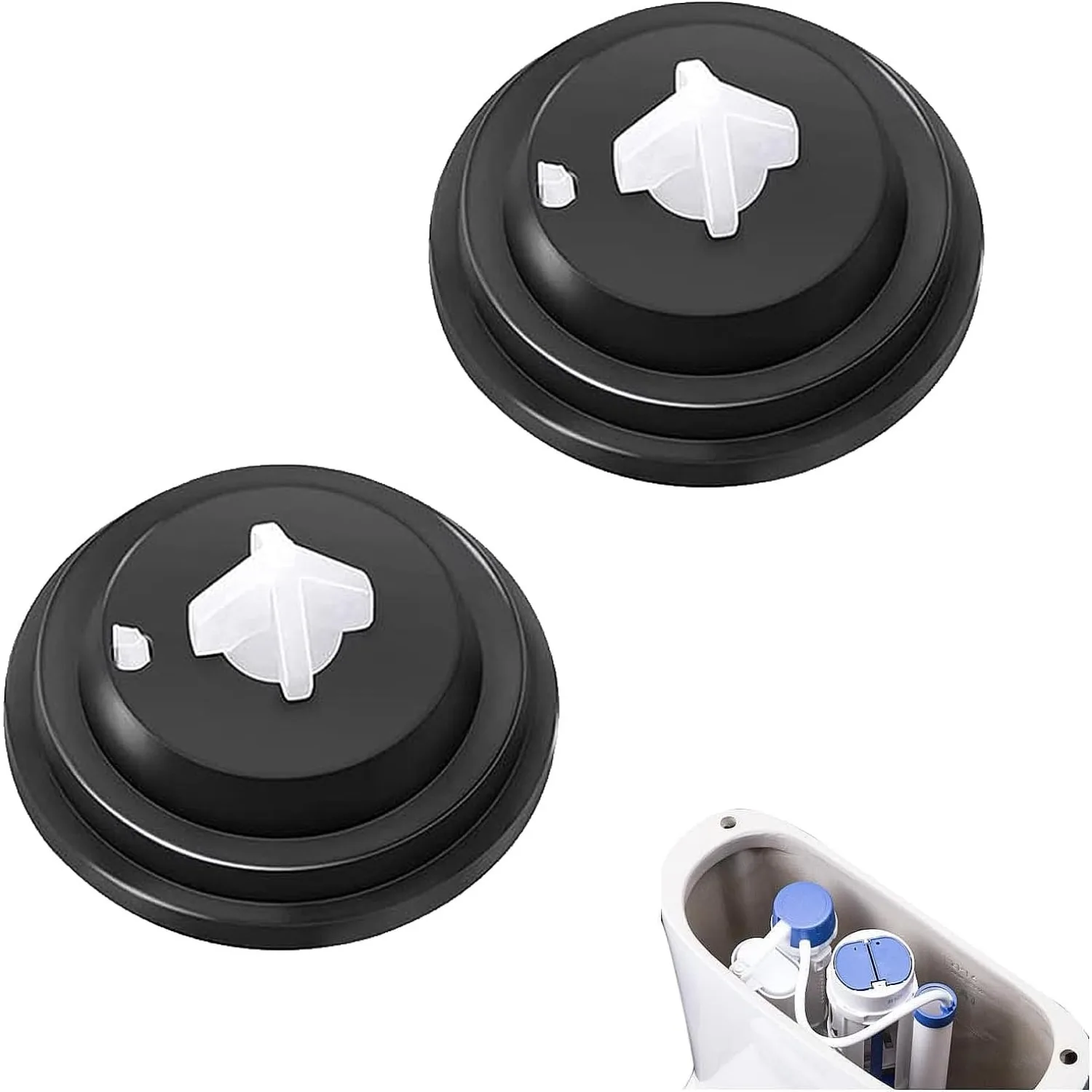 Комплект из 2 наполнительных клапанов для унитаза, универсальный поплавковый клапан с уплотнительными шайбами для замены бачка, черный
Комплект из 2 наполнительных клапанов для унитаза, универсальный поплавковый клапан с уплотнительными шайбами для замены бачка, черный