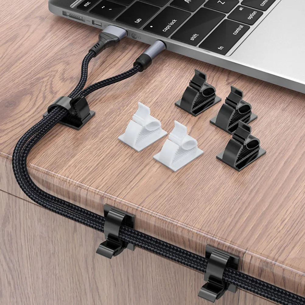 120Pcs Cord Fixing Cable Holder Self-Adhesive Wire Organizer Desktop Cable Management Clip Cord Fixing Clip Earphone Line Winder
120Pcs Cord Fixing Cable Holder Self-Adhesive Wire Organizer Desktop Cable Management Clip Cord Fixing Clip Earphone Line Winder
