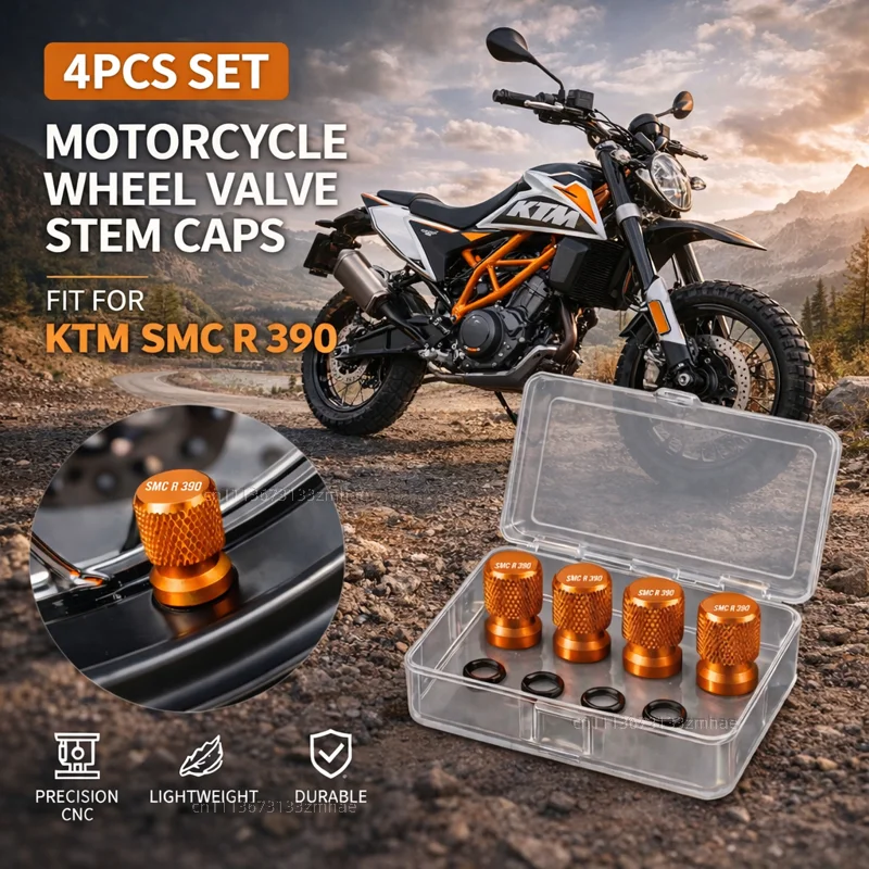 For KTM 125 SMC R 390 SMC R 2025 2026 Motorcycle Accessories CNC Aluminum Tire Valve Stem Cap Air Port Cover Dustproof Wheel
For KTM 125 SMC R 390 SMC R 2025 2026 Motorcycle Accessories CNC Aluminum Tire Valve Stem Cap Air Port Cover Dustproof Wheel