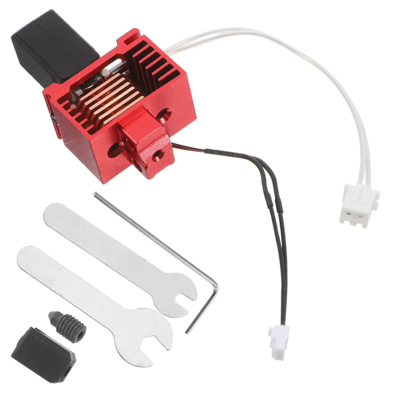 3D Printer Hotend Fully Metal Durable High Performance Interchangeable Nozzles 3D Printer Accessory Kit Hotend Nozzle Kit