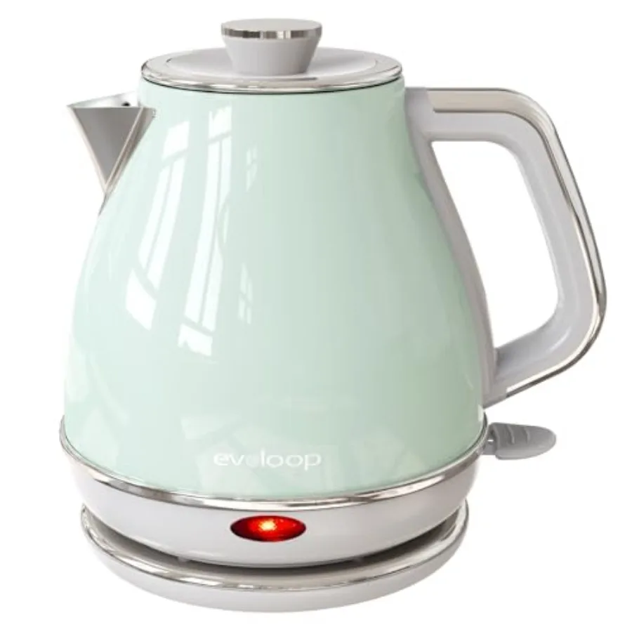 Electric Tea Kettle 1500W/1.0L Hot Water Boiler Heater Pot Retro Small Electric Kettle 100% Stainless Steel BPA Free Electric T
Electric Tea Kettle 1500W/1.0L Hot Water Boiler Heater Pot Retro Small Electric Kettle 100% Stainless Steel BPA Free Electric T
