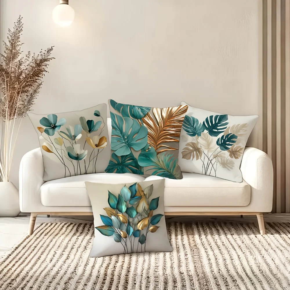 Tropical Plant Leaf Pillowcases Monstera Areca Palm Floral Cushion Covers Decorative for Sofa Living Room Bedroom Home Decor
Tropical Plant Leaf Pillowcases Monstera Areca Palm Floral Cushion Covers Decorative for Sofa Living Room Bedroom Home Decor