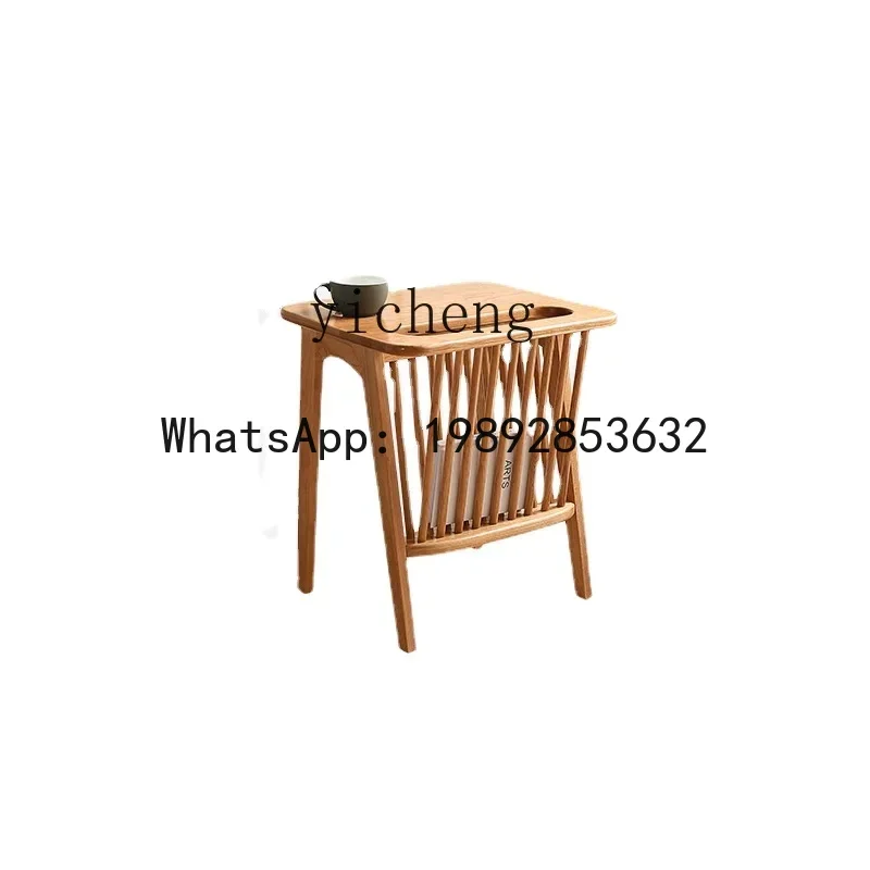 LYY Nordic Solid Wood Side Table Corner Table Books and Newspapers Living Room Small Coffee Table Storage Rack
LYY Nordic Solid Wood Side Table Corner Table Books and Newspapers Living Room Small Coffee Table Storage Rack
