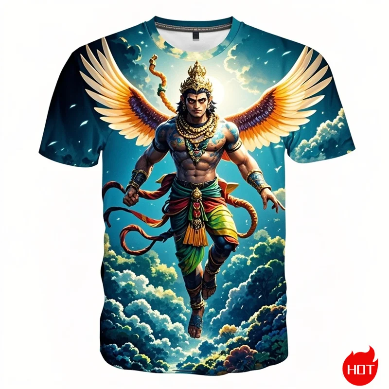 Harajuku 3D Printing Hindu Mythological Figure Hanuman T Shirt For Men Children Fashion Funny Short Sleeves Cool Streetwear Tops
Harajuku 3D Printing Hindu Mythological Figure Hanuman T Shirt For Men Children Fashion Funny Short Sleeves Cool Streetwear Tops