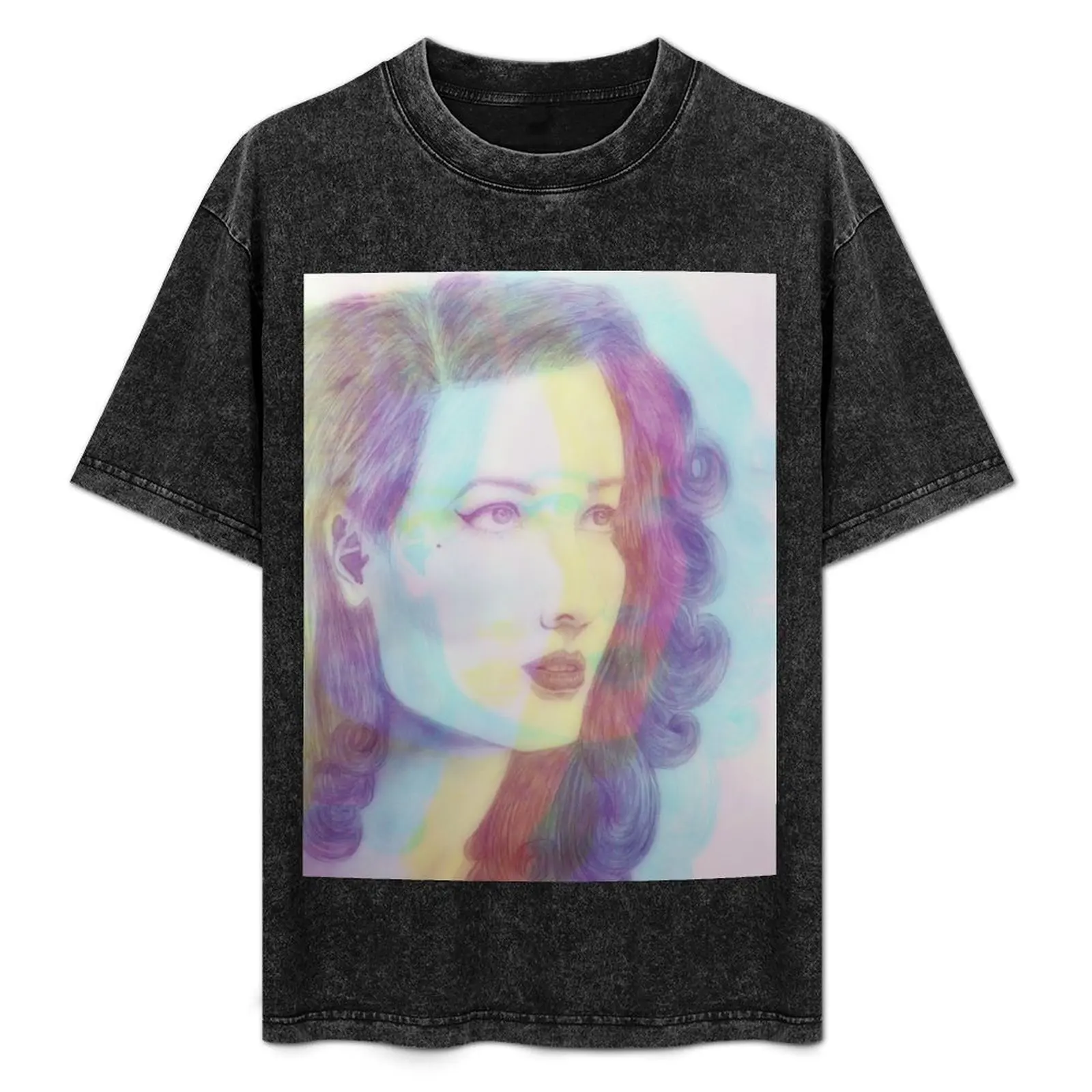 Dita Von Trippy Portrait T-Shirt vintage vintage clothes Short sleeve tee outfits for men
Dita Von Trippy Portrait T-Shirt vintage vintage clothes Short sleeve tee outfits for men