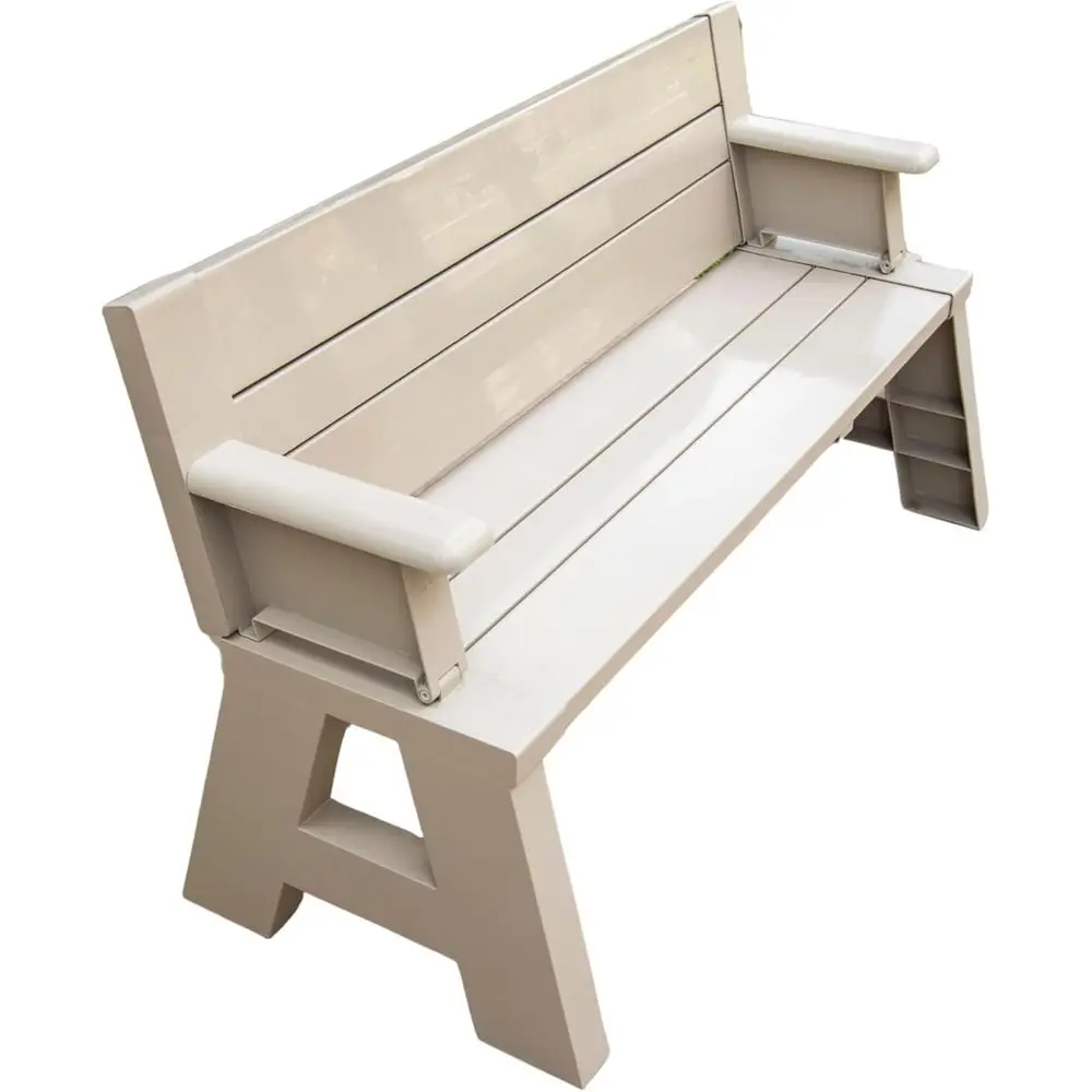 2-in-1 Outdoor Convertible Bench and Picnic Table | Space-Saving, Weather-Resistant Patio Furniture | Easy Assembly, Durable Des
2-in-1 Outdoor Convertible Bench and Picnic Table | Space-Saving, Weather-Resistant Patio Furniture | Easy Assembly, Durable Des