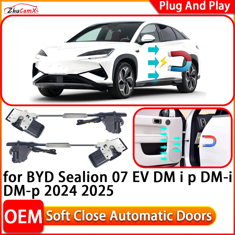 for BYD Sealion 07 EV DM i p DM-i DM-p 2024 2025 Car Electric Soft Close Door Closer Power Closing Door Comfort Closing System
for BYD Sealion 07 EV DM i p DM-i DM-p 2024 2025 Car Electric Soft Close Door Closer Power Closing Door Comfort Closing System