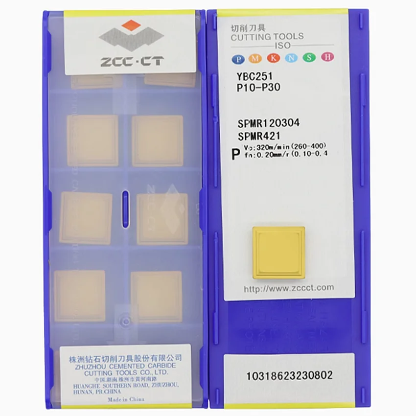 SPMR120304 YBC251/SPMR120308 YBC251/SPMR120304 YBM251/SPMR120308 YBM251 ZCC.CT CNC blade carbide inserts milling tools 10pcs/box
SPMR120304 YBC251/SPMR120308 YBC251/SPMR120304 YBM251/SPMR120308 YBM251 ZCC.CT CNC blade carbide inserts milling tools 10pcs/box