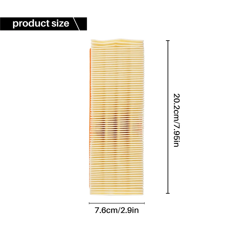 1 Pack HEPA Filter Replaces for Karcher 6.414-498.0 SE 2001 SE 3001 SE 5.100 SE 6.100 K 2801 Wet and Dry Vacuum Cleaner
1 Pack HEPA Filter Replaces for Karcher 6.414-498.0 SE 2001 SE 3001 SE 5.100 SE 6.100 K 2801 Wet and Dry Vacuum Cleaner