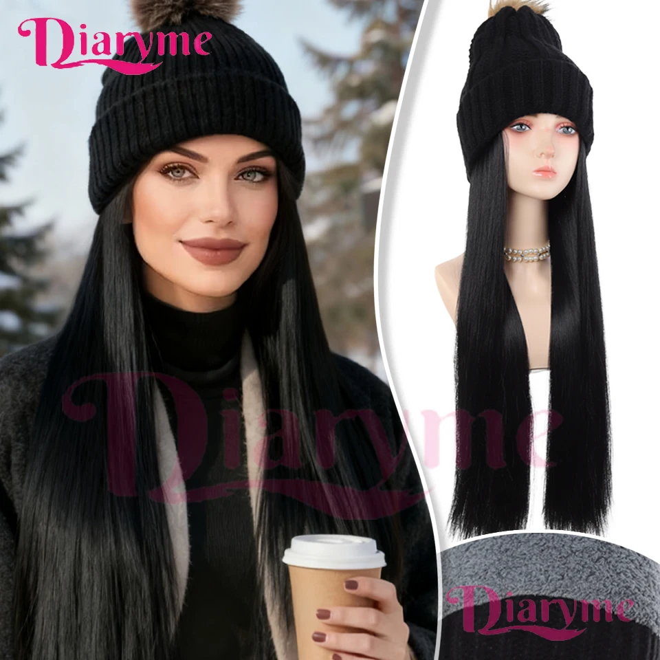 Синтетический парик Теплая шерстяная вязаная шапка с длинными прямыми волосами Парик подходит для женщин на каждый день осенью и зимой
Синтетический парик Теплая шерстяная вязаная шапка с длинными прямыми волосами Парик подходит для женщин на каждый день осенью и зимой