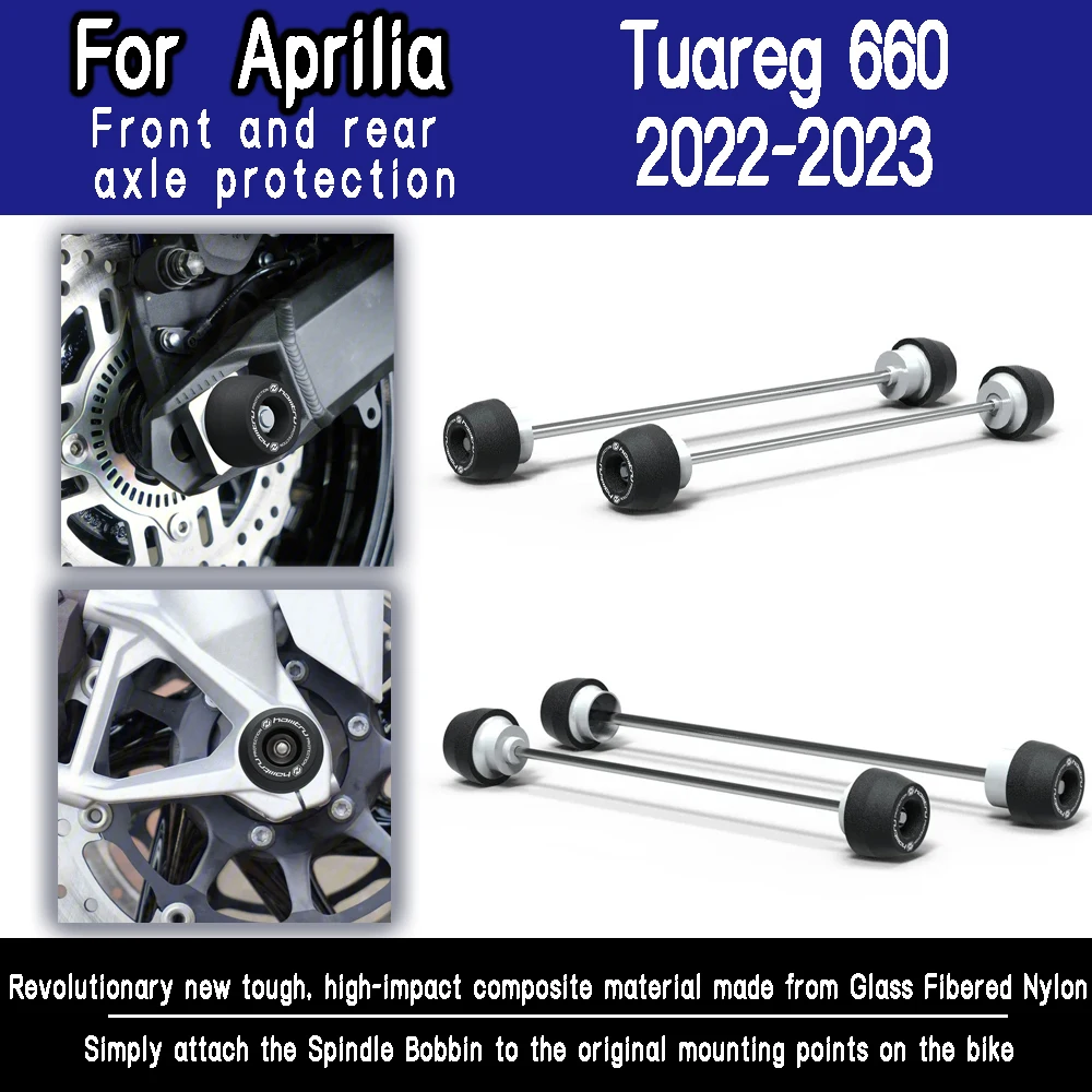 For Aprilia Tuareg 660 2022-2023 Front and rear axle collision protection anti fall device motorcycle accessories
For Aprilia Tuareg 660 2022-2023 Front and rear axle collision protection anti fall device motorcycle accessories