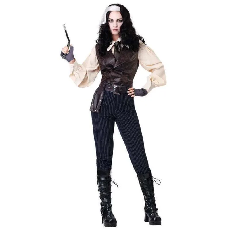 Halloween Costume Stage Performance Cosplay Movie Character Sweeney Todd Cosplay Costume Barber Todd Costume For Women
Halloween Costume Stage Performance Cosplay Movie Character Sweeney Todd Cosplay Costume Barber Todd Costume For Women